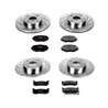 PowerStop | Z23 Evolution Sport Performance Disc Brake Pad & Rotor Kit - Mazda MX-5 Miata 1.8L 1994-2002 PowerStop Ensemble d...