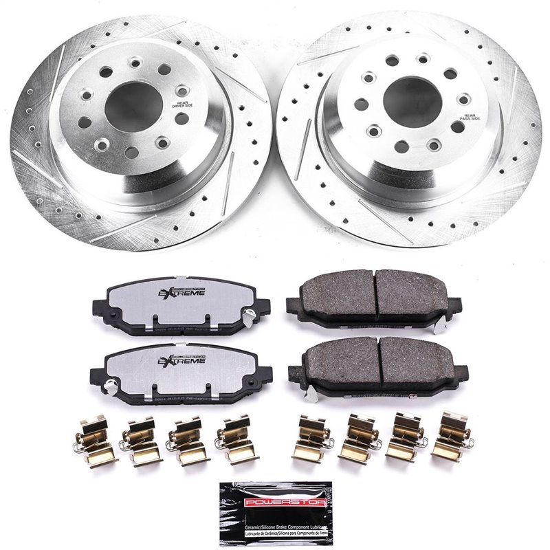PowerStop | Z36 Severe-Duty Disc Brake Pad & Rotor Kit - Wrangler (JL) 2.0T / 3.6L 2018-2019 PowerStop Ensemble de freins