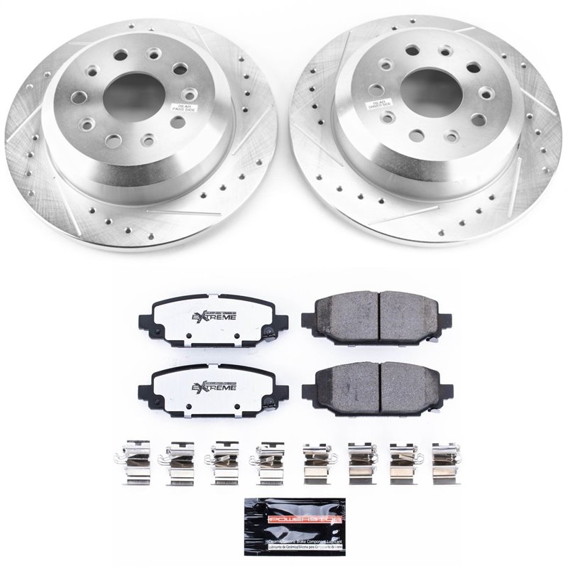 PowerStop | Z36 Severe-Duty Disc Brake Pad & Rotor Kit - Wrangler (JK) / Wrangler (JL) 3.6L / 2.0T 2018-2019 PowerStop Ensemb...