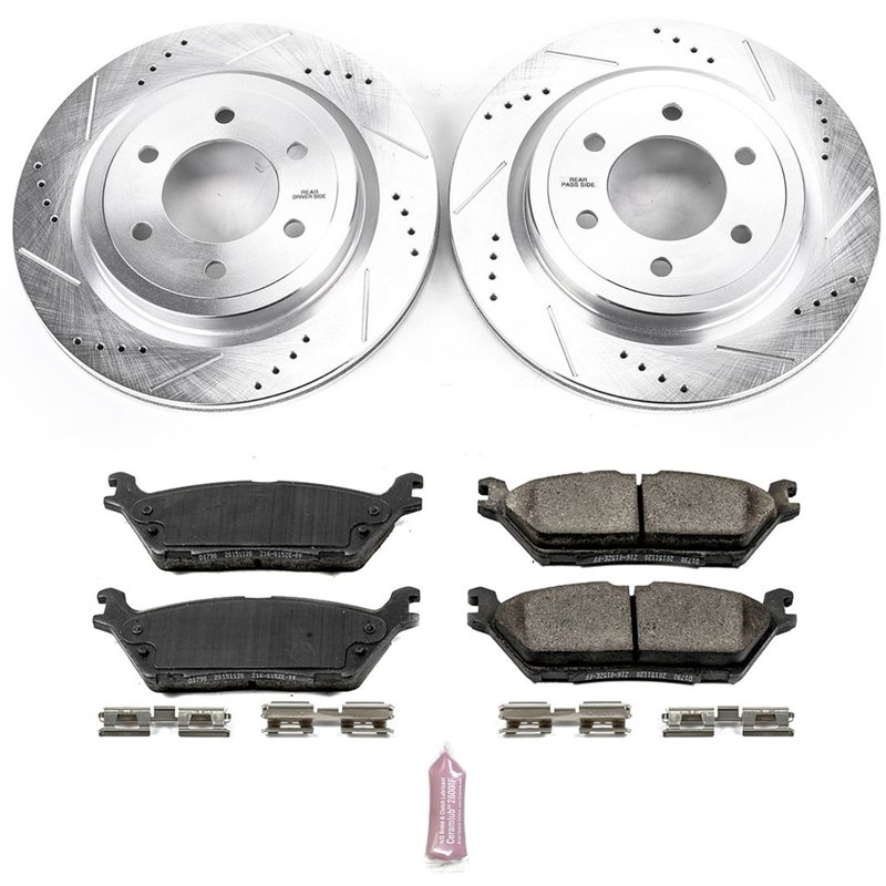 PowerStop | Z23 Evolution Sport Performance Disc Brake Pad & Rotor Kit - Expedition / F-150 Raptor 2018-2019 PowerStop Ensemb...