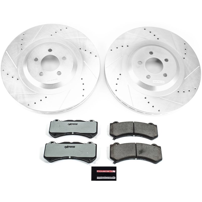 PowerStop | Z26 Street Warrior Disc Brake Pad & Rotor Kit - Challenger / Charger 2015-2019 PowerStop Ensemble de freins