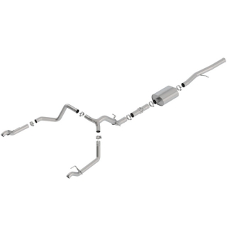 Borla | Cat-Back Exhaust ATAK - Silverado / Sierra 1500 6.2L - 2019-2020 BORLA Cat-Back Exhausts