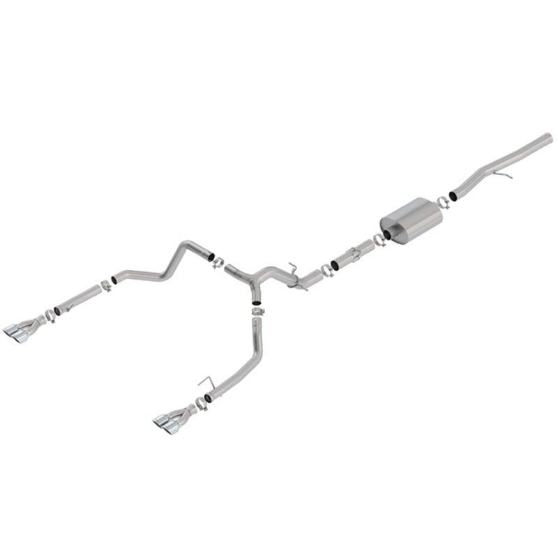 Borla | Cat-Back Exhaust ATAK - Silverado / Sierra 1500 6.2L - 2019-2020 BORLA Cat-Back Exhausts