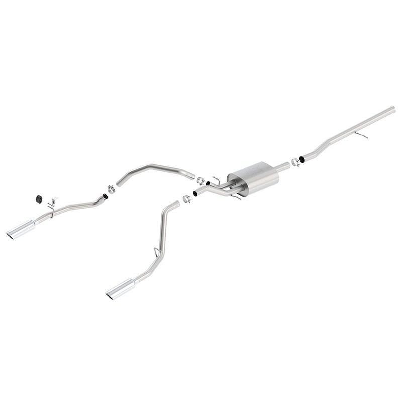 Borla | Cat-Back Exhaust ATAK - Silverado / Sierra 1500 2014-2018 ( LD 2019 ) BORLA Cat-Back Exhausts