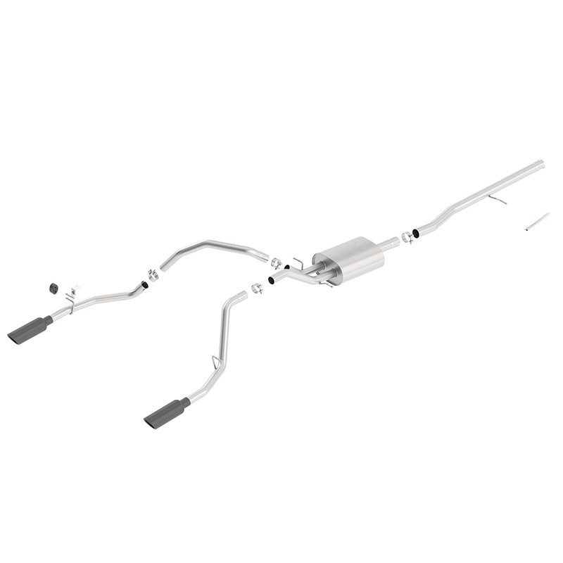Borla | Cat-Back Exhaust ATAK - Silverado / Sierra 1500 2014-2018 ( LD 2019 ) BORLA Cat-Back Exhausts