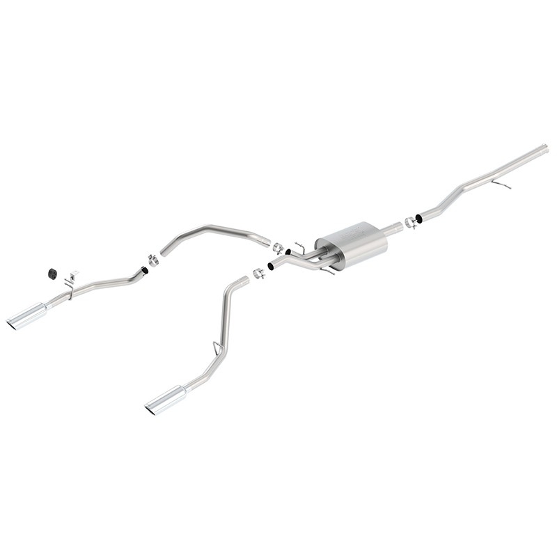 Borla | Cat-Back Exhaust ATAK - Silverado / Sierra 1500 5.3L 2014-2018 BORLA Cat-Back Exhausts