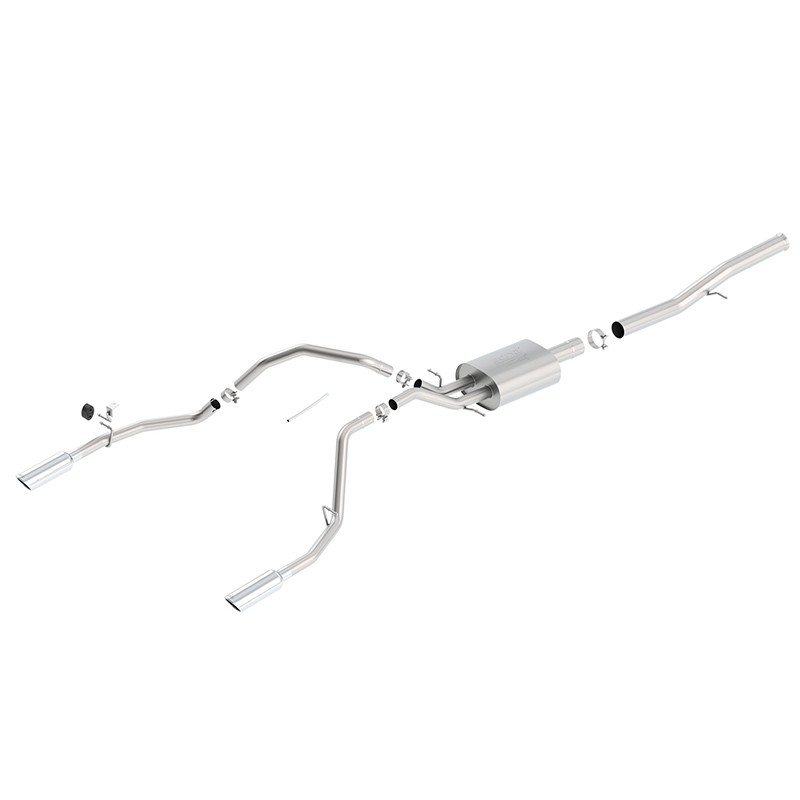Borla | Cat-Back Exhaust ATAK - Silverado / Sierra 1500 6.2L - 2014-2018 BORLA Cat-Back Exhausts