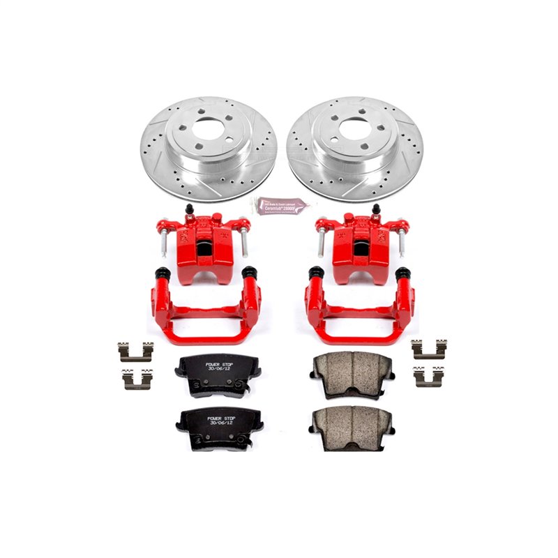 PowerStop | Z23 Evolution Sport Performance Disc Brake Pad/Caliper & Rotor Kit - 300 / Challenger / Charger / Magnum 2005-201...