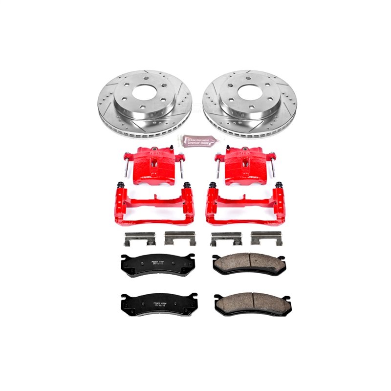 PowerStop | Z23 Evolution Sport Performance Disc Brake Pad/Caliper & Rotor Kit - Silverado / Sierra 1500 2000-2006 PowerStop ...