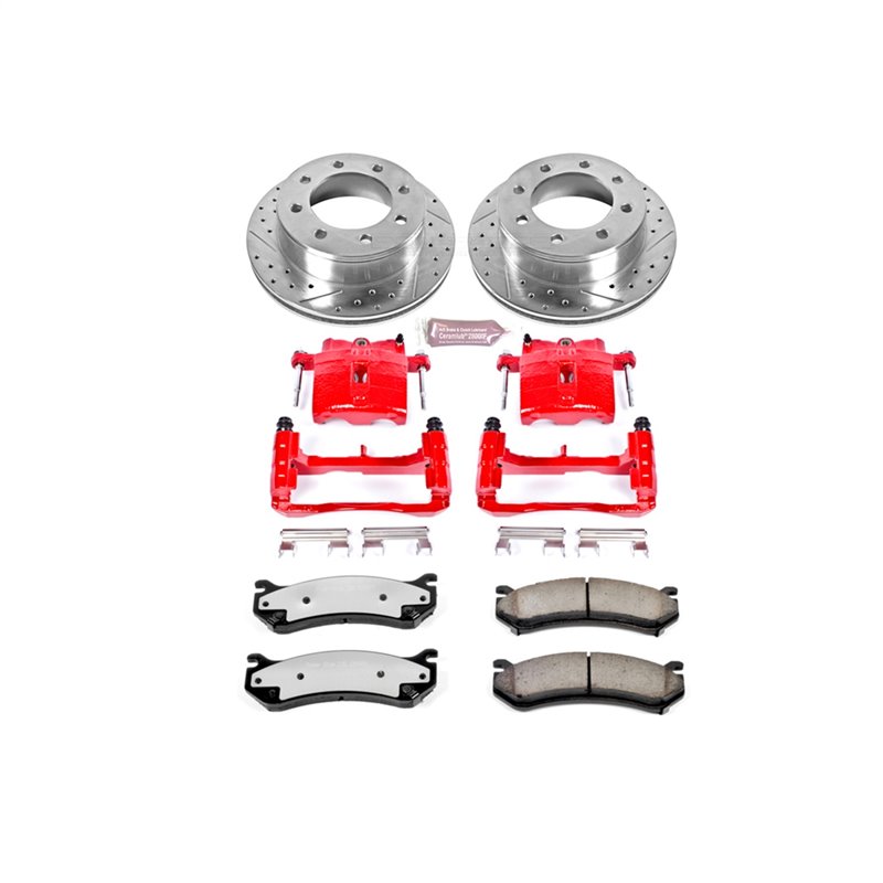 PowerStop | Z36 Extreme Performance Disc Brake Pad/Caliper & Rotor Kit - Silverado / Sierra 2500 / 3500 2001-2010 PowerStop E...