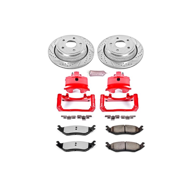 PowerStop | Z36 Extreme Performance Disc Brake Pad/Caliper & Rotor Kit - Durango / 1500 / Classic 2002-2019 PowerStop Ensembl...