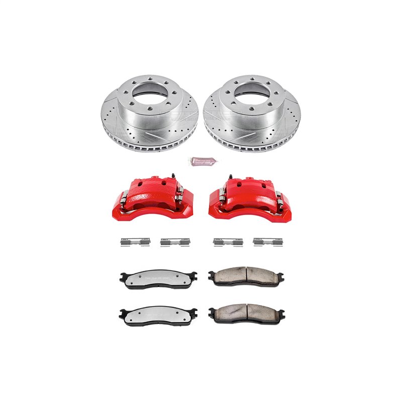 PowerStop | Z36 Extreme Performance Disc Brake Pad/Caliper & Rotor Kit - Ram 1500 / 2500 / 3500 2003-2008 PowerStop Ensemble ...