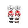 PowerStop | Z23 Evolution Sport Disc Brake Pad/Caliper & Rotor Kit - Front - RSX / Base / Civic SI 2.0L / 1.7L 2002-2006 Powe...