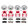 PowerStop | Z23 Evolution Sport Disc Brake Pad/Caliper & Rotor Kit - Front & Rear - Wrangler (JK) 3.6L / 3.8L 2007-2018 Power...
