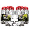 PowerStop | Z26 Extreme Street Warrior Disc Brake Pad/Caliper & Rotor Kit - Front & Rear - Legacy 2.5T / 3.0L 2005-2009 Power...