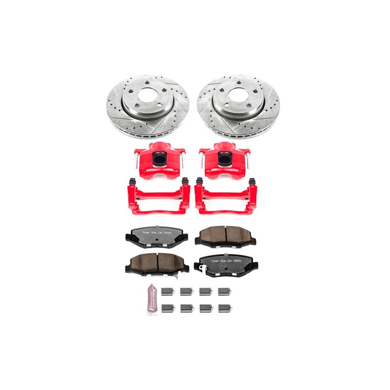 PowerStop | Z36 Extreme Performance Disc Brake Pad/Caliper & Rotor Kit - Wrangler (JK) 3.8L / 3.6L 2007-2018 PowerStop Ensemb...