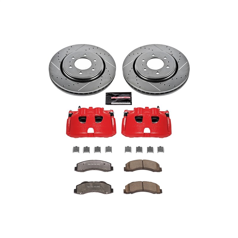 PowerStop | Z36 Extreme Performance Disc Brake Pad/Caliper & Rotor Kit - Expedition / F-150 SVT Raptor 2010-2019 PowerStop En...