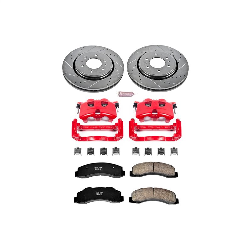 PowerStop | Z23 Evolution Sport Performance Disc Brake Pad/Caliper & Rotor Kit - F-150 Raptor / SVT Raptor 2012-2019 PowerSto...