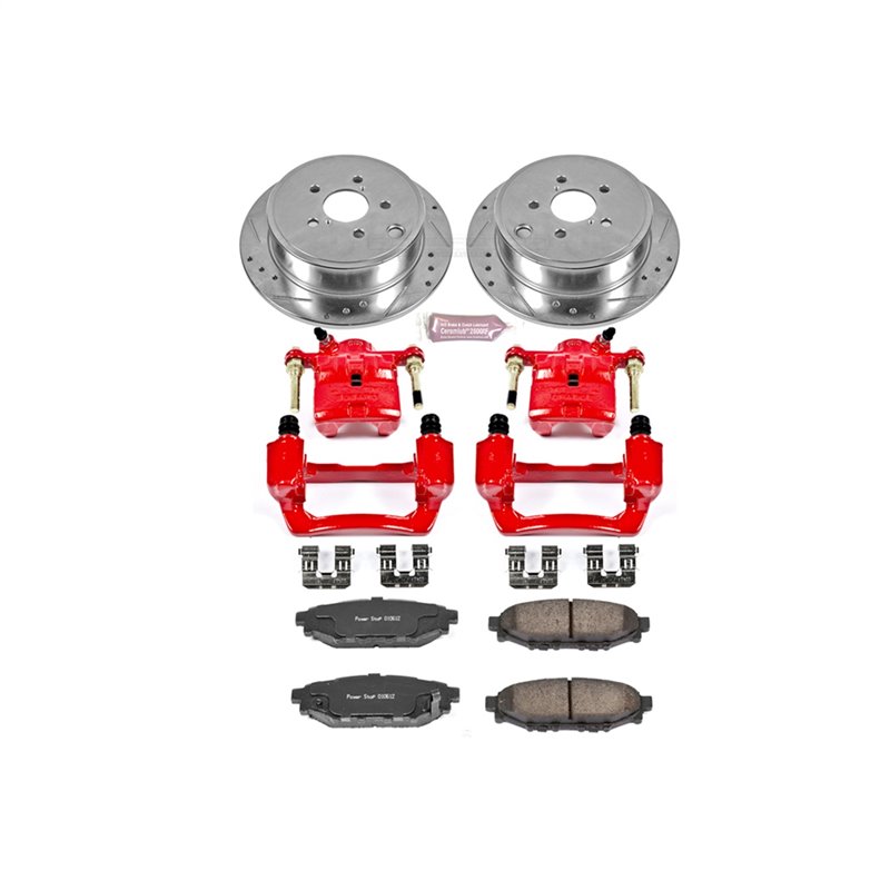 PowerStop | Z23 Evolution Sport Disc Brake Pad/Caliper & Rotor Kit - Rear - Forester / Impreza / WRX 2.5L 2008-2014 PowerStop...