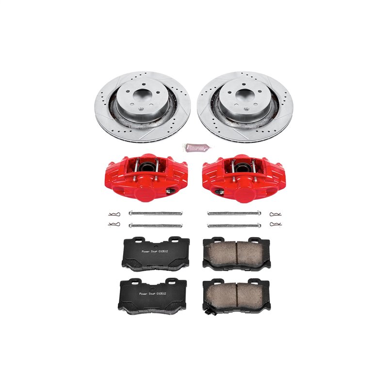 PowerStop | Z23 Evolution Sport Performance Disc Brake Pad/Caliper & Rotor Kit - G37 / Q60 / 370Z 3.7L 2008-2019 PowerStop En...