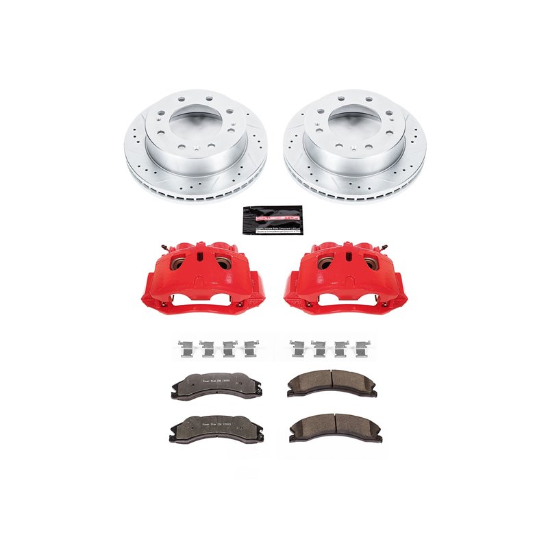 PowerStop | Z36 Extreme Disc Brake Pad/Caliper & Rotor Kit - Front - Silverado / Sierra 2500 HD / 3500 HD / 6.0L / 6.6L 2011 ...
