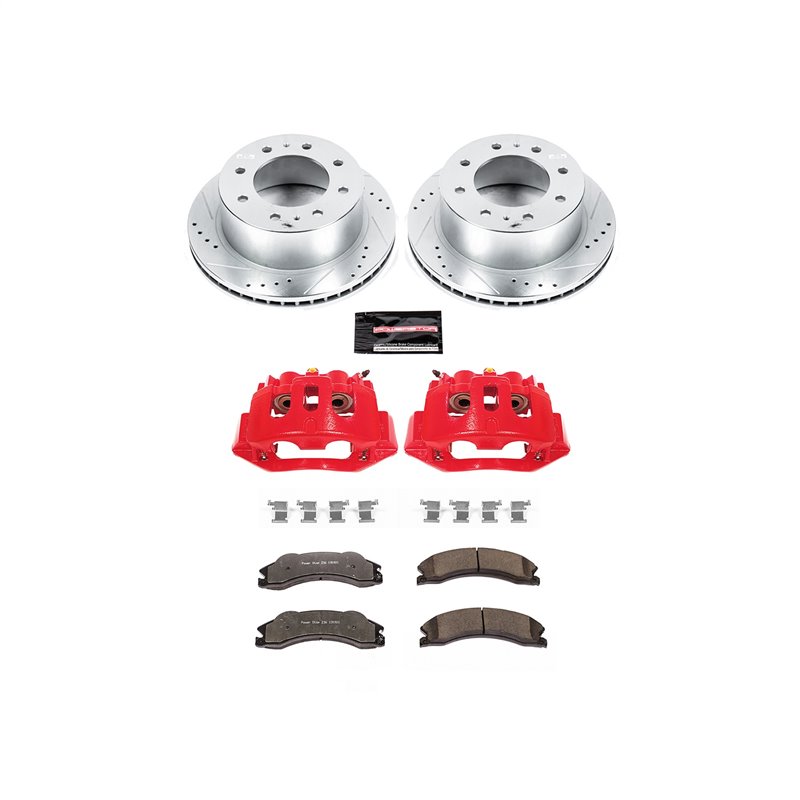 PowerStop | Z36 Extreme Disc Brake Pad/Caliper & Rotor Kit - Rear - Silverado / Sierra 2500 HD / 3500 HD 2011-2019 PowerStop ...