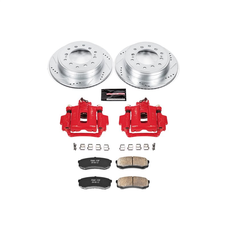 PowerStop | Z23 Evolution Sport Disc Brake Pad/Caliper & Rotor Kit - Rear - FJ Cruiser Base / Premium 4.0L 2010-2014 PowerSto...