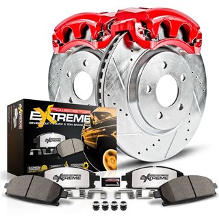 PowerStop | Z36 Extreme Disc Brake Pad/Caliper & Rotor Kit - Front - Silverado / Sierra 2500 HD / 3500 HD 6.0L / 6.6L 2012-20...