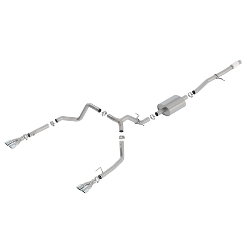 Borla | Cat-Back Exhaust S-Type - Silverado / Sierra 1500 5.3L - 2019-2020 BORLA Cat-Back Exhausts