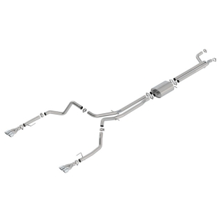 Borla | Cat-Back Exhaust S-Type - Silverado / Sierra 1500 6.2L - 2019-2020 BORLA Cat-Back Exhausts