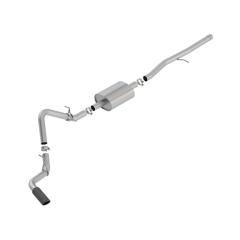 Borla | Cat-Back Exhaust S-Type - Silverado / Sierra 1500 5.3L / 4.3L - 2019-2020 BORLA Cat-Back Exhausts