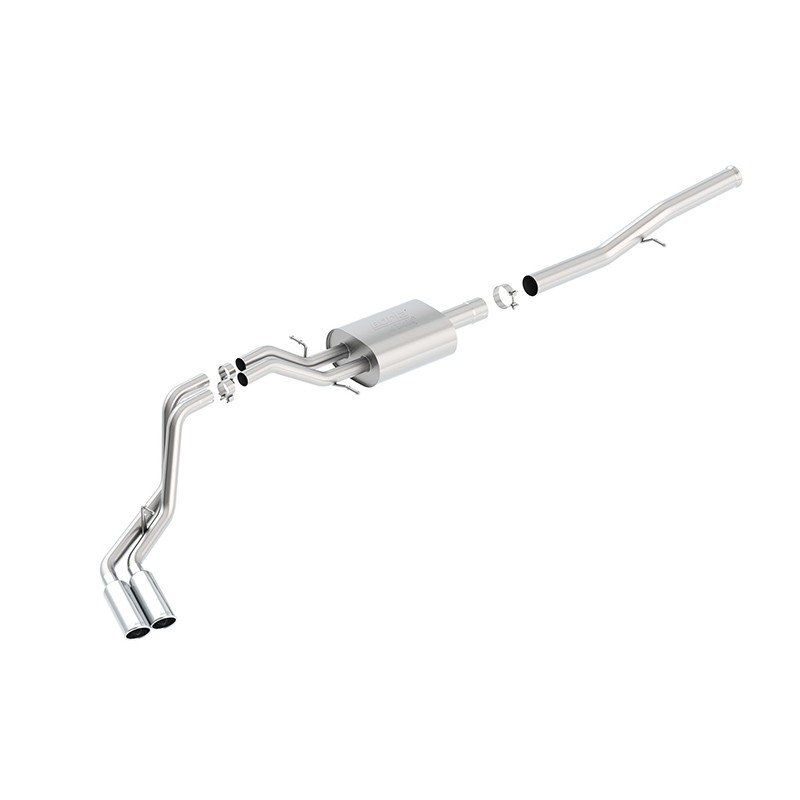 Borla | Cat-Back Exhaust S-Type - Silverado / Sierra 1500 6.2L - 2014-2018 BORLA Cat-Back Exhausts