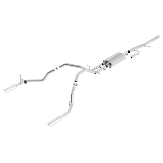 Borla | Cat-Back Exhaust S-Type - Silverado / Sierra 1500 - 2009-2013 BORLA Cat-Back Exhausts