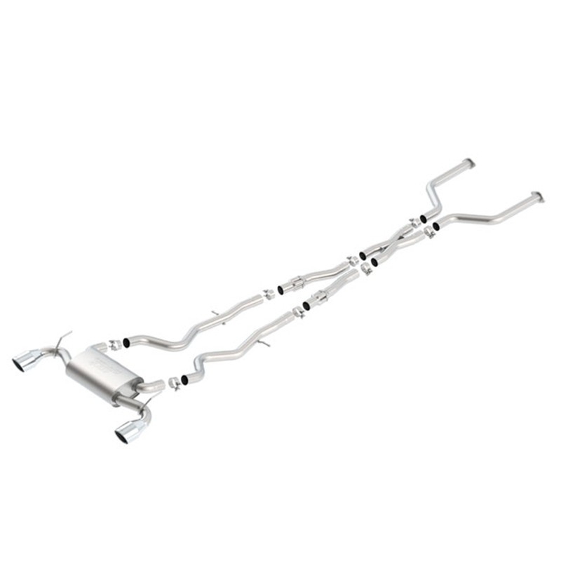 Borla | Cat-Back Exhaust S-Type - Infiniti Q60S / Red Sport - 2017-2019 BORLA Cat-Back Exhausts
