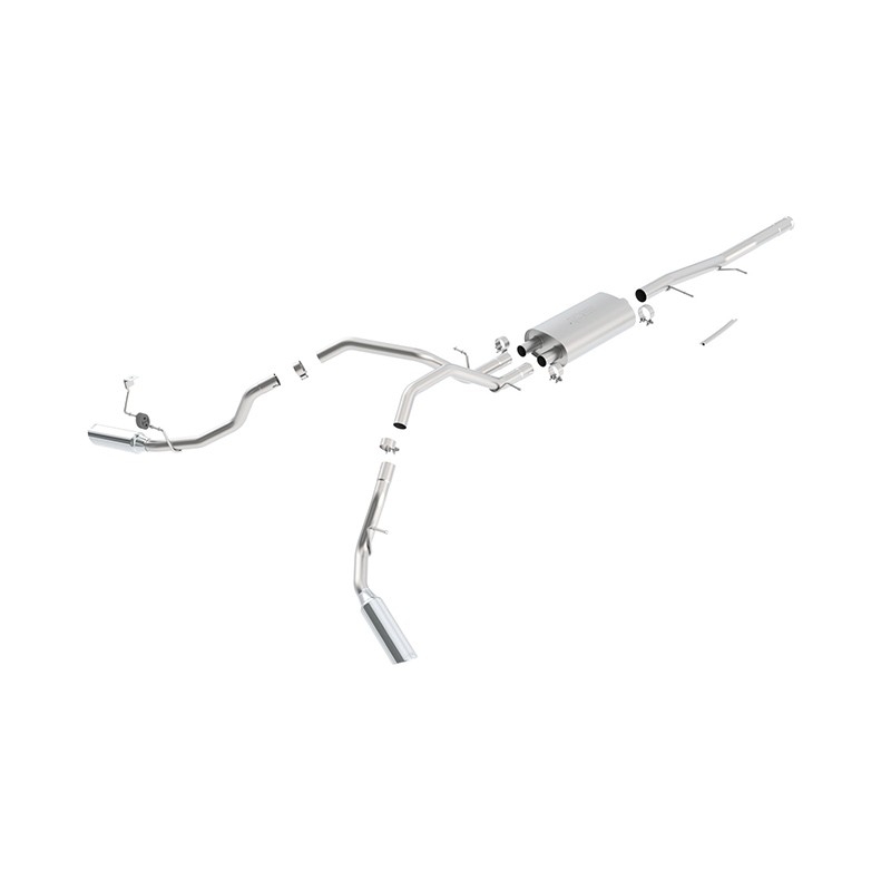 Borla | Cat-Back Exhaust Touring - Silverado / Sierra 1500 - 2009-2013 BORLA Cat-Back Exhausts