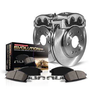 PowerStop | Disc Brake Pad/Caliper & Rotor Kit - Front - Kona Electric / Sonata / Niro EV / Optima 2016-2021 PowerStop Brake ...