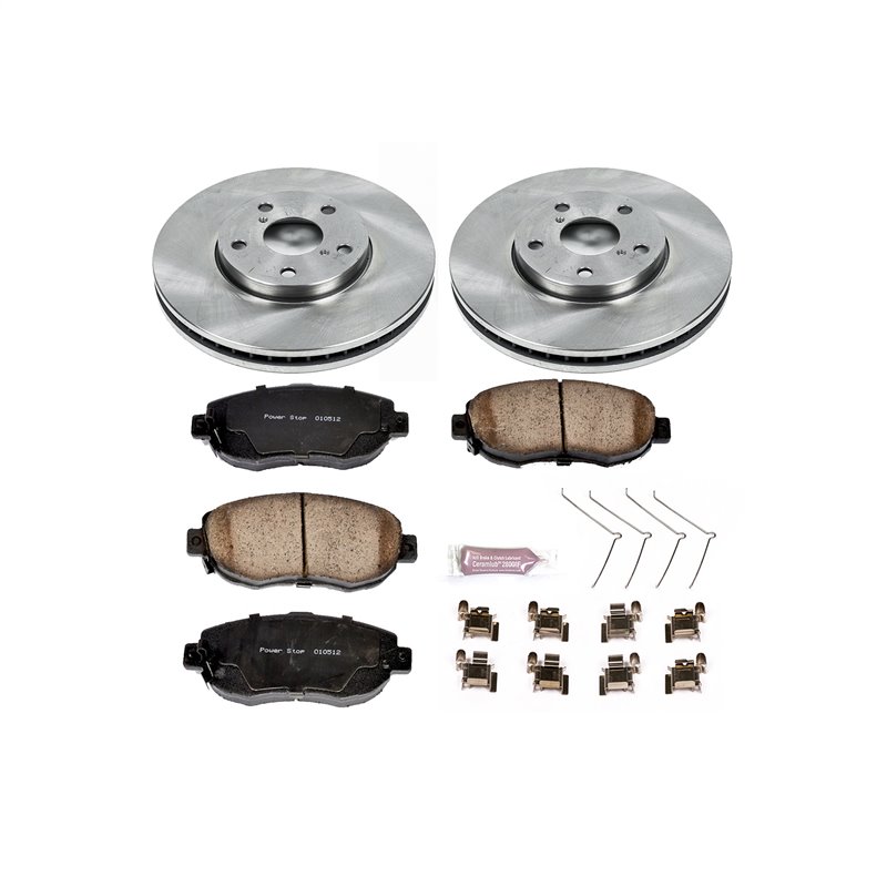 PowerStop | Disc Brake Pad & Rotor Kit - Front - Lexus 2000-2010 PowerStop Brake Kits