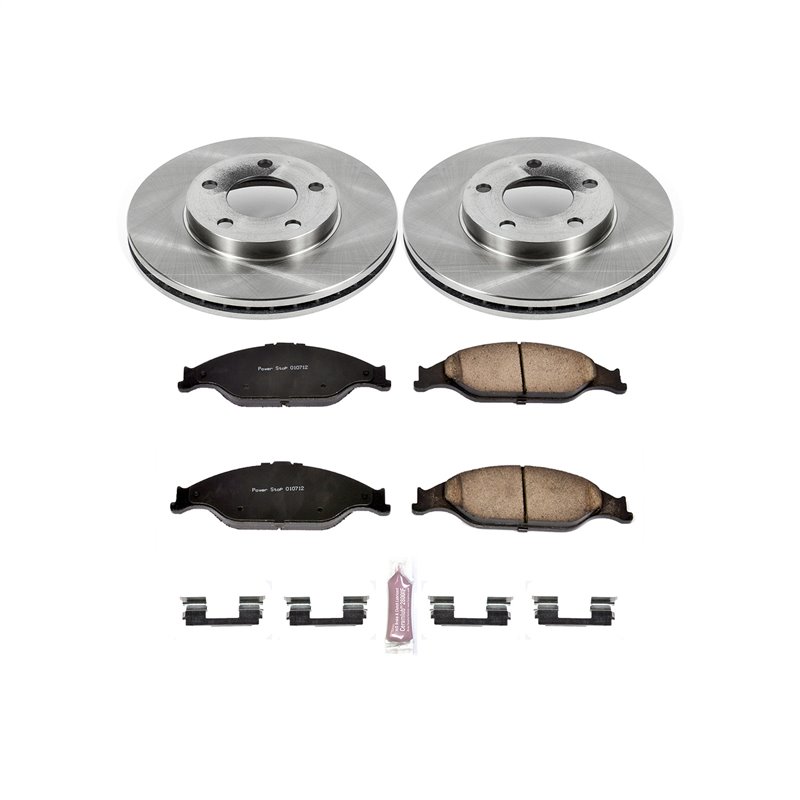 PowerStop | Disc Brake Pad & Rotor Kit - Mustang 3.8L / 3.9L / 4.6L 1999-2004 PowerStop Ensemble de freins