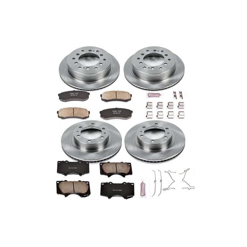 PowerStop | Disc Brake Pad & Rotor Kit - 4Runner / FJ Cruiser 4.0L / 4.7L 2003-2009 PowerStop Ensemble de freins