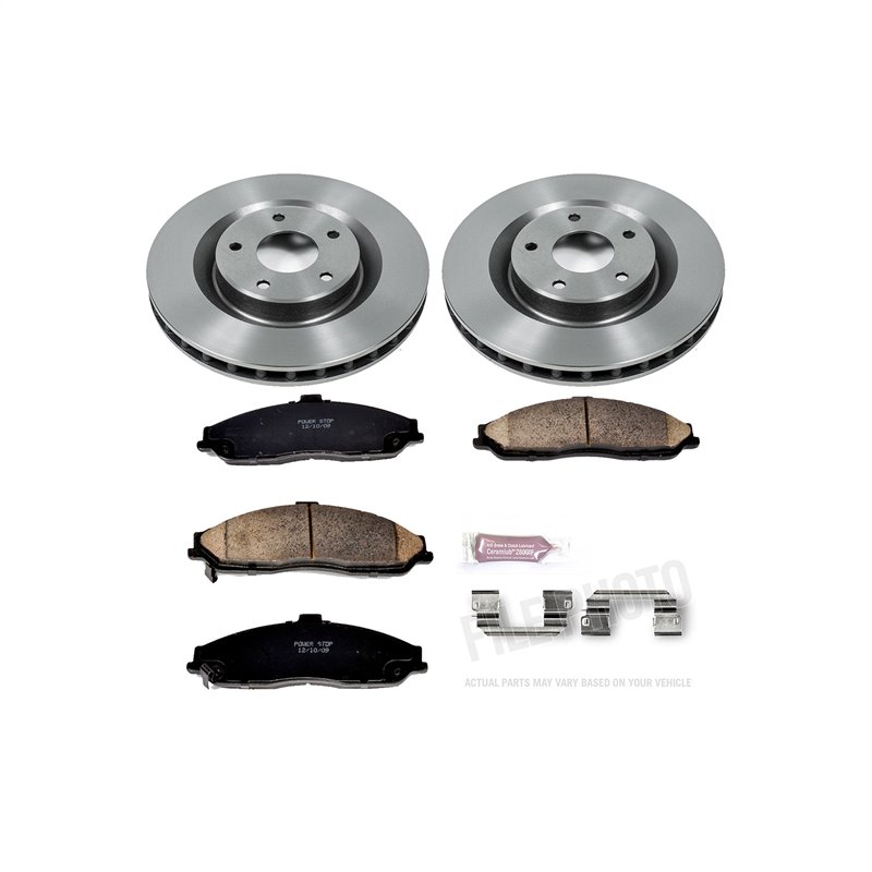 PowerStop | Disc Brake Pad & Rotor Kit - Front - XLR / Base / Corvette / Grand Sport 2005-2013 PowerStop Brake Kits