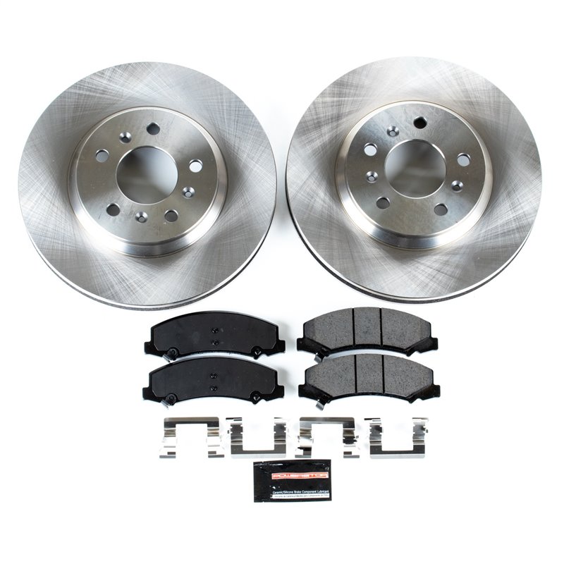 PowerStop | Disc Brake Pad & Rotor Kit - Front - Lucerne / Impala / Impala Limited / Monte Carlo 2006-2016 PowerStop Brake Kits