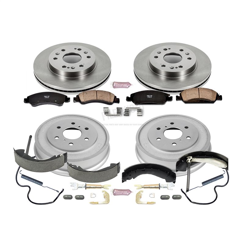 PowerStop | Complete Vehicle Disc/Drum Brake Kit - Front & Rear - Silverado / Sierra 1500 / 2007-2008 PowerStop Brake Kits