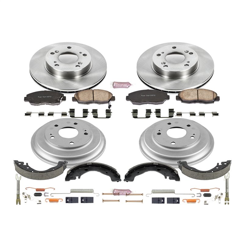 PowerStop | Complete Vehicle Disc/Drum Brake Kit - Front & Rear - Civic 1.8L 2006-2011 PowerStop Brake Kits