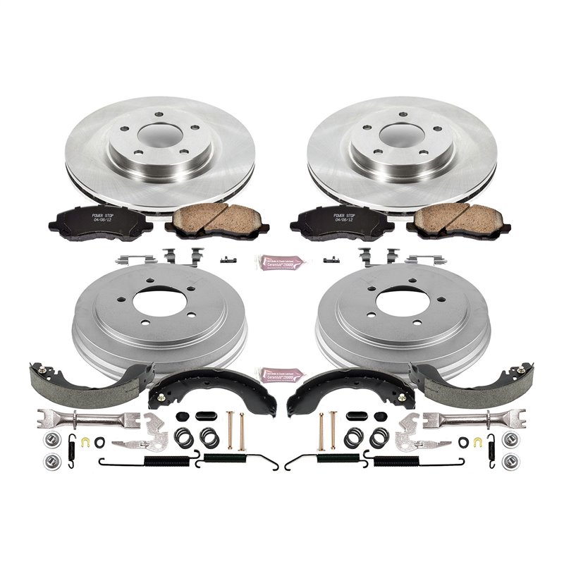 PowerStop | Complete Vehicle Disc/Drum Brake Kit - Avenger / Compass / Patriot 2.0L / 2.4L / 2.7L 2008-2017 PowerStop Ensembl...