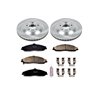 PowerStop | Disc Brake Pad & Rotor Kit - Front - XLR / Corvette 4.6L / 5.7L 1997-2009 PowerStop Brake Kits