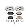 PowerStop | Disc Brake Pad & Rotor Kit - Cobalt / Malibu 2007-2012 PowerStop Ensemble de freins