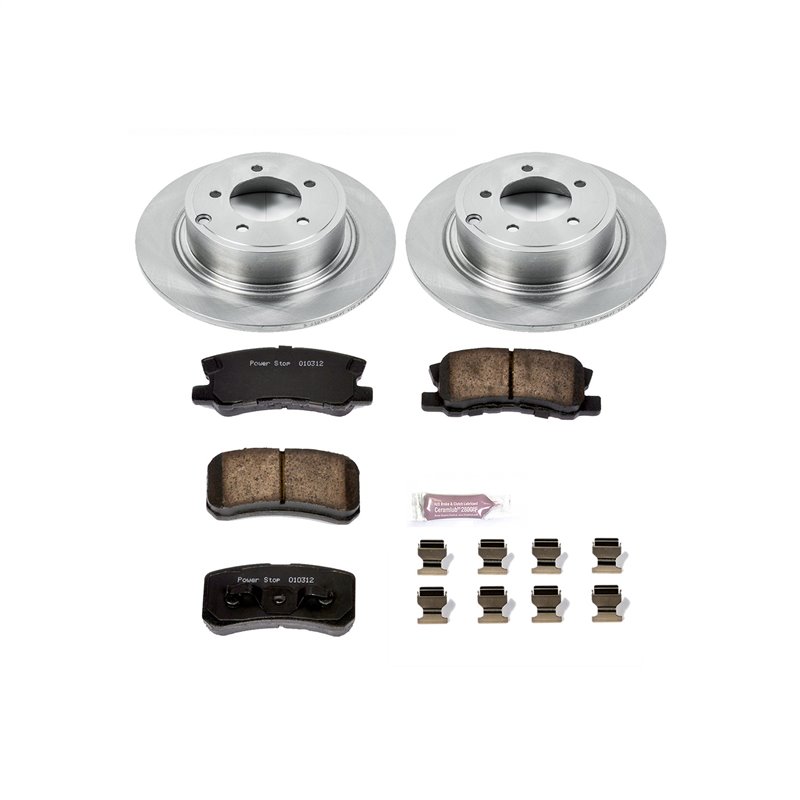 PowerStop | Disc Brake Pad & Rotor Kit - Chrysler / Dodge / Jeep / Mitsubishi 2008-2017 PowerStop Ensemble de freins