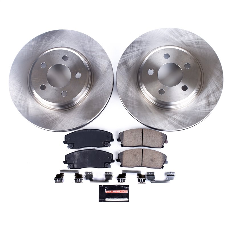 PowerStop | Disc Brake Pad & Rotor Kit - Front - 300 / Challenger / Charger / Magnum 2005-2020 PowerStop Brake Kits
