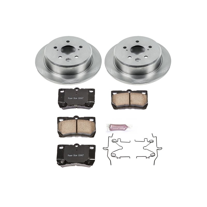 PowerStop | Disc Brake Pad & Rotor Kit - Rear - IS250 Base 2.5L 2006-2013 PowerStop Brake Kits