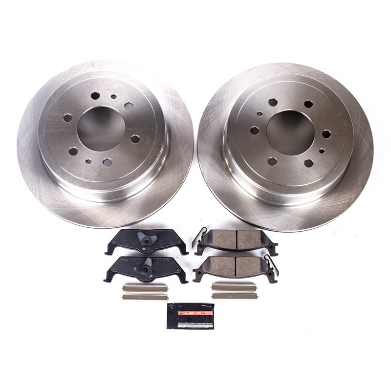 PowerStop | Disc Brake Pad & Rotor Kit - Rear - F-150 / Mark LT Base 2004-2011 PowerStop Brake Kits